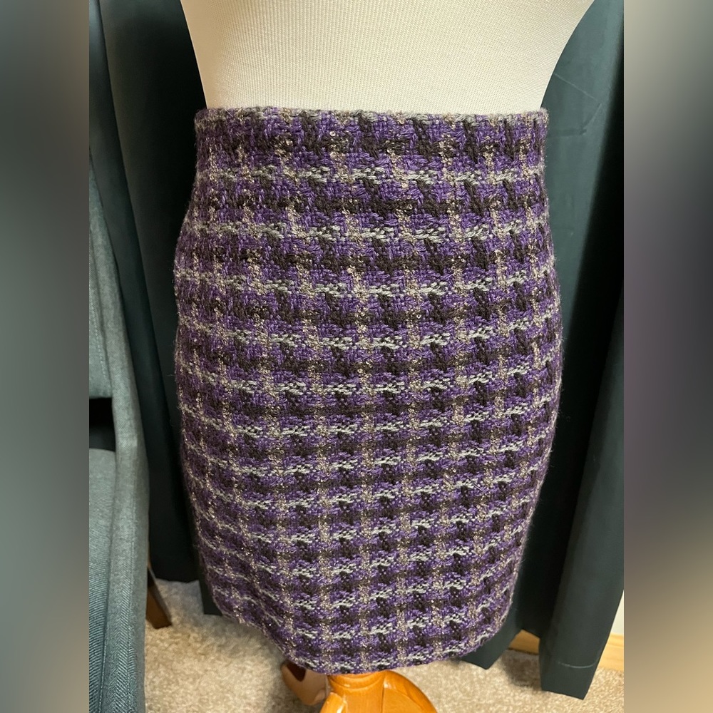 JCrew tweed mini skirt